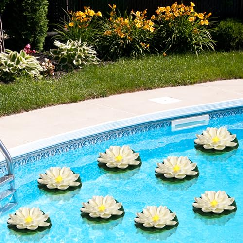24 PCS Water Activated Floating Lights (Warm White / 6 inch 24pcs)
