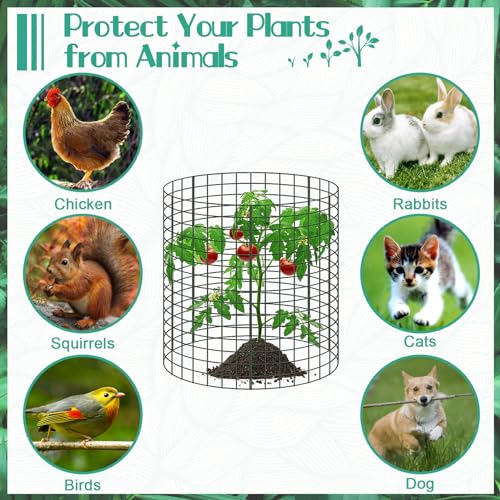 6 Packs 12x12" Plant Protectors from Animals (18PCS-12"x 12")
