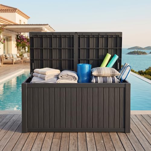 Outdoor Storage Box (Black / 200 Gallon 3.1 XXL)