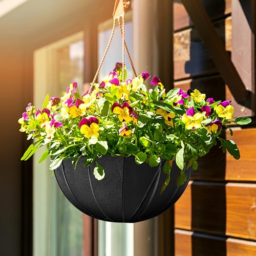 4 Pcs 16 Inch Fabric Planter Basket Liner (16inch)
