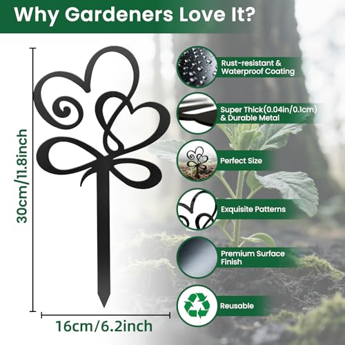 Loving Heart Garden Plant Marker (loving heart)