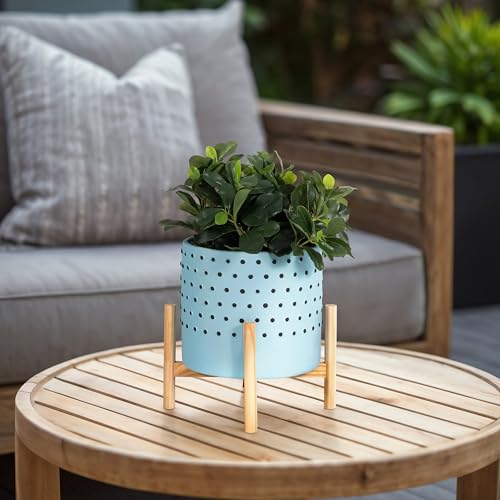 Ceramic Planter With Stand Indoor