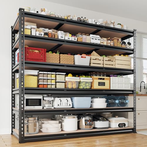 6 Tier Garage Shelving (48.2" W X 84" H X 24" D)