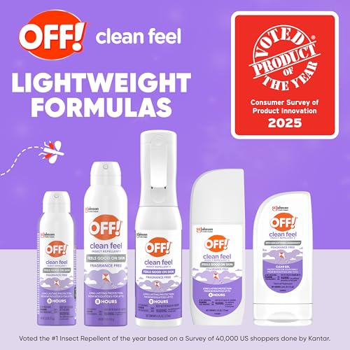 Clean Feel Misting Insect & Mosquito Repellent Bug Spray (6 Ounce (Pack of 2))