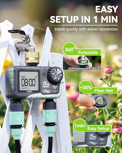 Sprinkler Timer for Garden Hose (Brass)