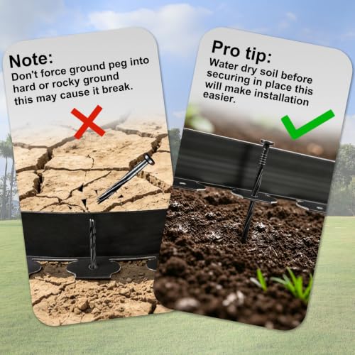3 Inch x 100FT Garden Edging Border (3IN x 100FT)