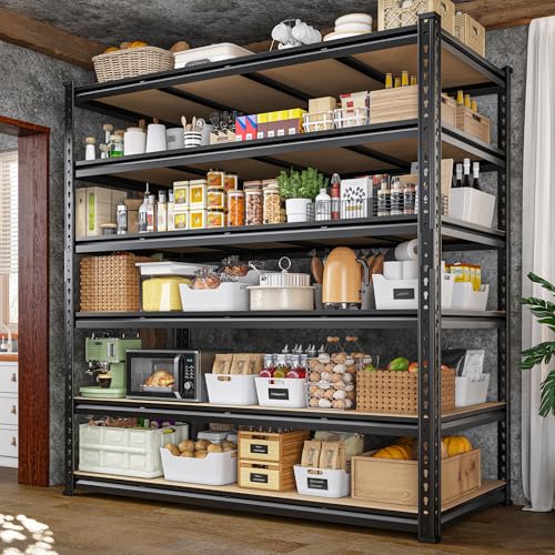 55" W Garage Shelving (55" W × 24" D × 84" H)