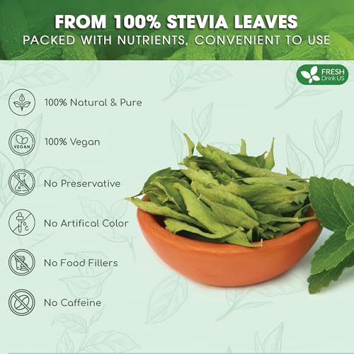 Premium 2.1 oz Natural Stevia Leaves (2.1 Ounce (Pack of 1))