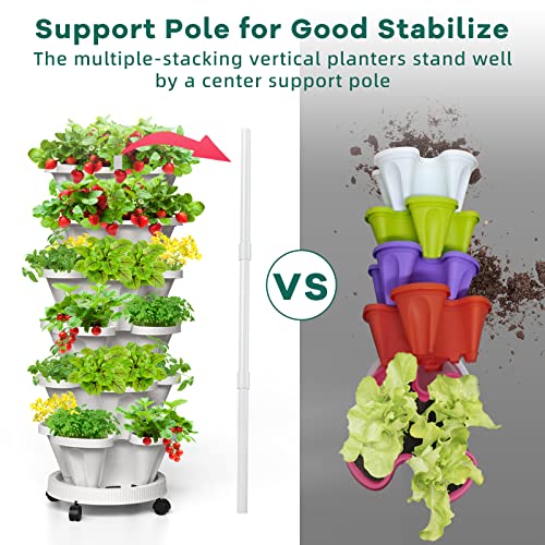 6 Tiered Strawberry Vertical Planters (6 Count)