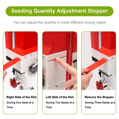 Household Corn Peanut Seeder Hand Planter Tool Adjustable Seeder Machine Handheld Garden Home Seeder & FertilizationSpreader