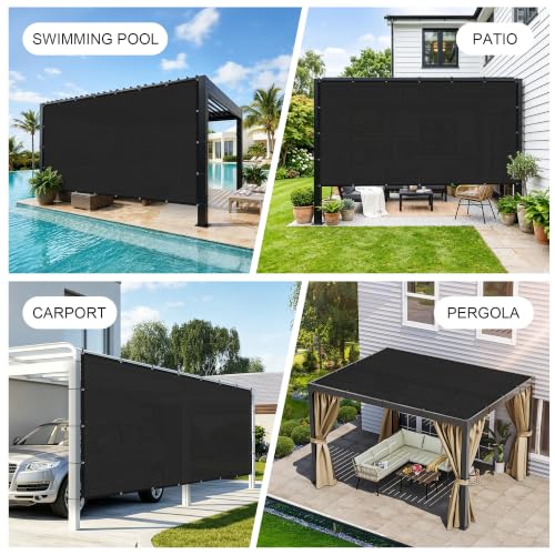 90% Shade Cloth 4 (1 0'×1 2' / Black)