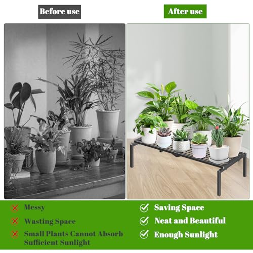 1 Tier Metal Plant Stand Indoor Outdoor