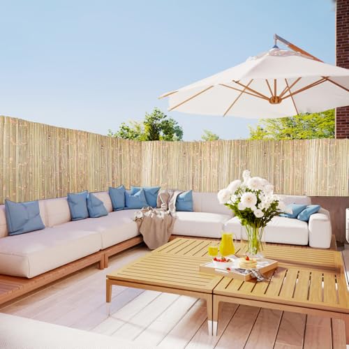Bamboo Slat Fence 6.5ft x 13ft (6.5ft H x 13ft L)