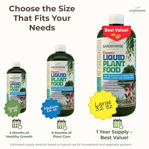 Organic Liquid Plant Food for Indoor Houseplants (32 Fl Oz)