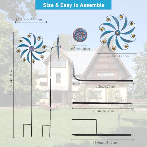 2Pack Wind Spinner (Small-blue-2)