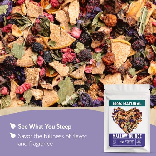 Blue Mallow and Quince Herbal Tea 4oz (4 oz)