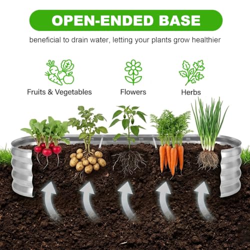 67 Inch Raised Garden Bed (Color A- Silver)