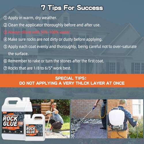 Rock Glue with Sprayer (1Gallon)