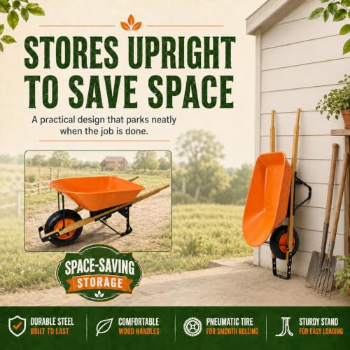 Wheel Wheelbarrow (Orange)