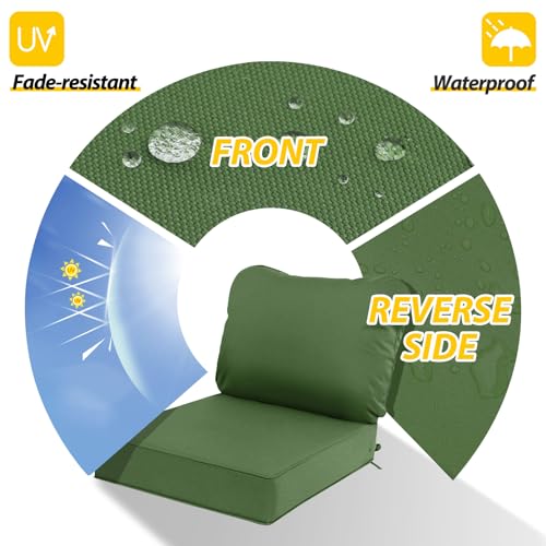Outdoor Deep Seat Cushions (4 Count)