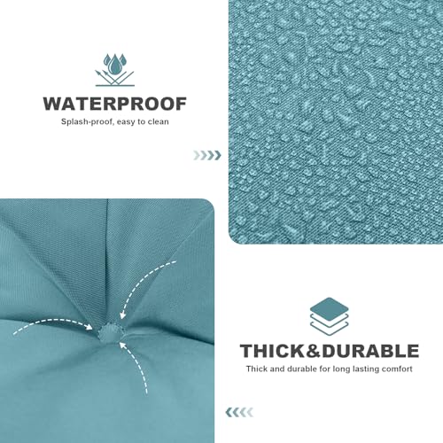 Porch Swing Cushions (Lake Blue / 40x 40 inches)