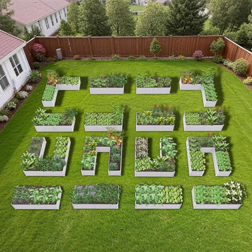 Anleolife 16 Bed Multi (Set of 16 / Grove-white)
