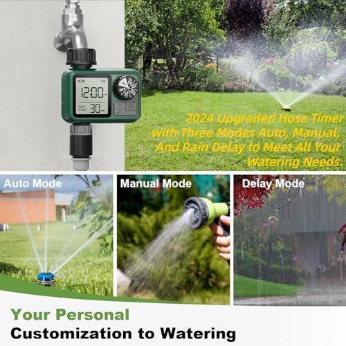 Water Timer for Outdoor Garden Hose