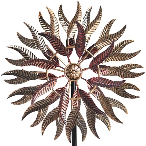 Large Outdoor Metal Wind Spinner (4 Count)