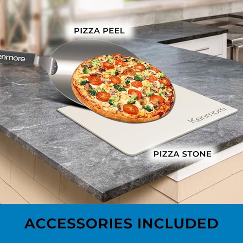 Kenmore Outdoor Indoor Electric Pizza Oven (Black & Silver)