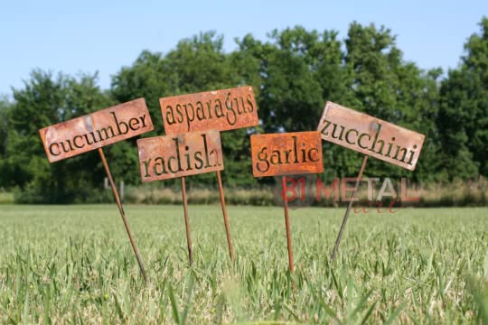 Classic Metal Garden Markers 19 Inches Tall