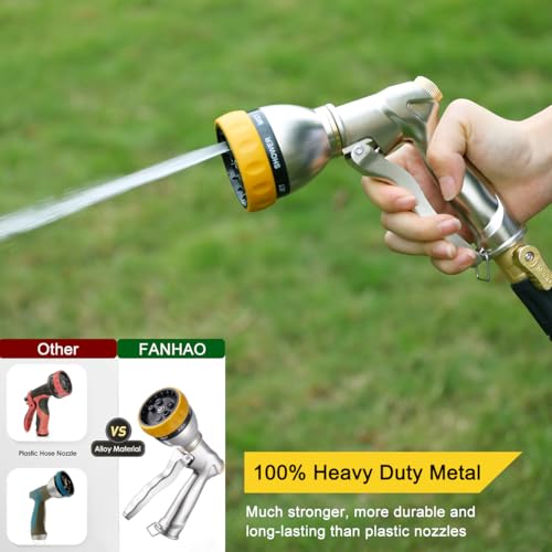 Metal Garden Hose Nozzle Heavy Duty