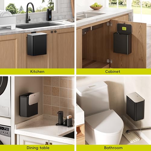 Kitchen Compost Bin (7L / Premium Space Black)