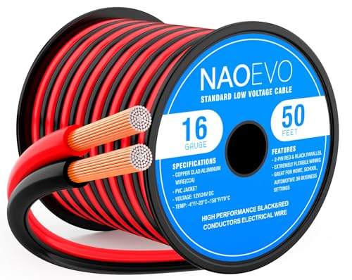 16 Gauge Wire 2 Conductors (50ft / 16AWG)