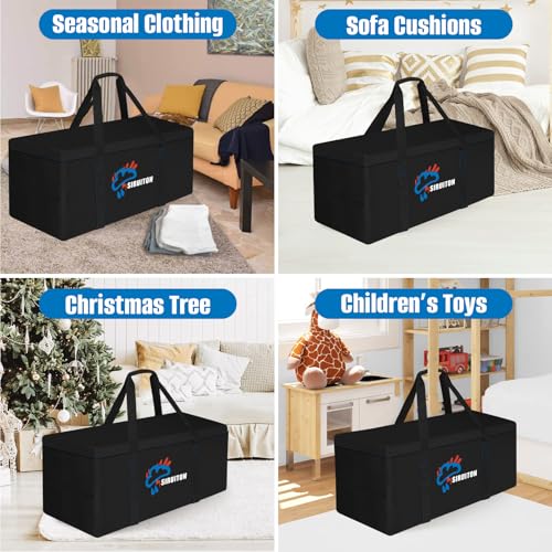 70in Outdoor Cushion Storage Bag (Black / 70x21.7x21.7in)