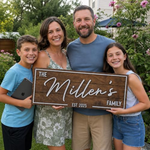 Personalized Family Name Sign (Large)
