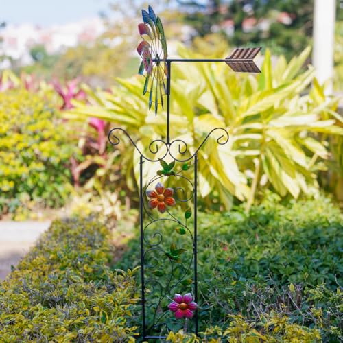 51.8" Wind Spinner with Garden Trellis