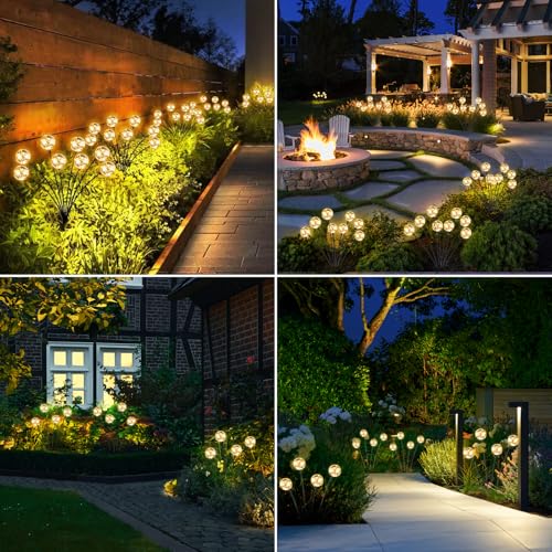 Solar Lights Outdoor Waterproof (4packs)