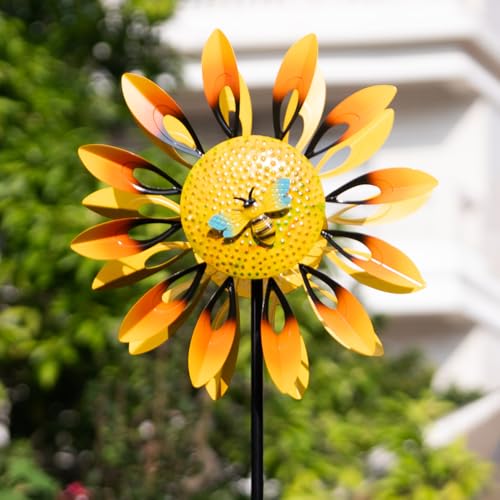 Sunflower Wind Spinners (Large-sunflower)