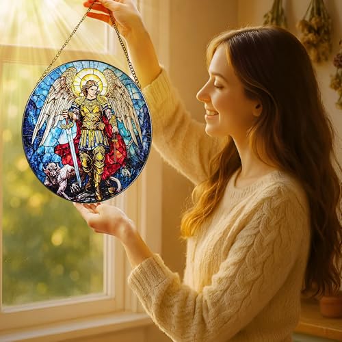 Stained Glass Suncatcher (Archangel-a)