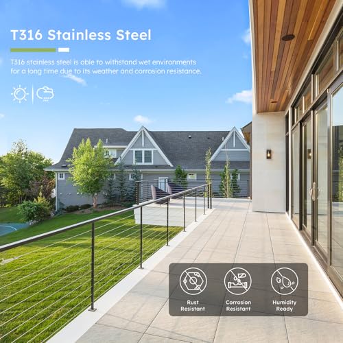 300FT 1 8" Stainless Steel Cable (300 Foot)