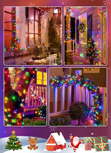 Solar Christmas Lights (Multicolor / 2 Pack)