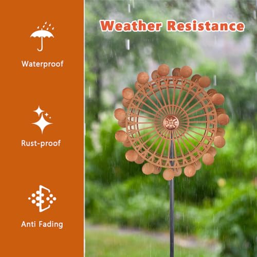 360° Wind Spinners Outdoor (13-Brown2)