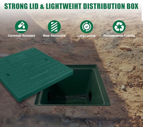 33.5x33.5x31.5in Underground Splice Boxes W (33.5x33.5x31.5in / Green)
