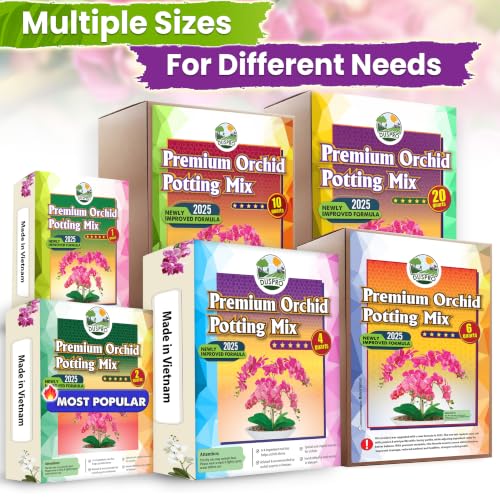 4in1 Orchid Potting Mix for Repotting (Orchid Potting Mix 1 Quart)