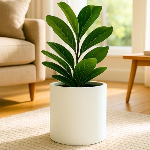 Large Planter for Indoor or Outdoor (Matte White / 10 Inch)