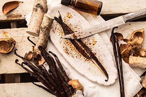 1 2 LB Organic Madagascar Vanilla Beans (8 Ounce)