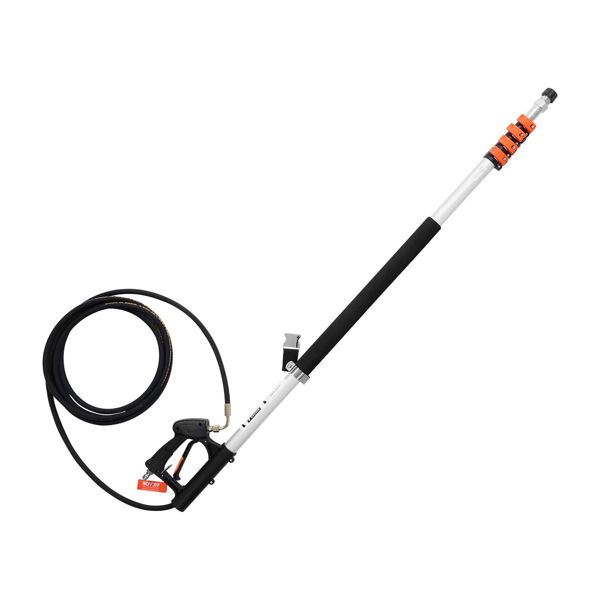 Pressure Washer Telescoping Wand (24FT with Brush Head)