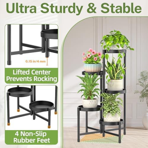 Plant Stand with Garden Tools Indoor Outdoor