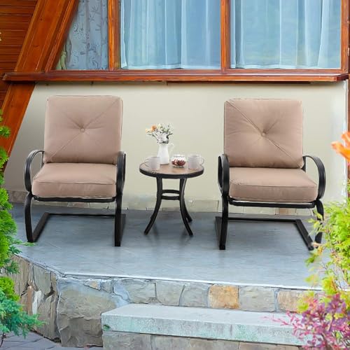 2 PCS Outdoor Round Side Table (19"x19" Round(2PCS))