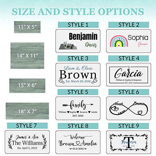 Custom Wood Sign Prsonalized Text Business 3D Home Decor